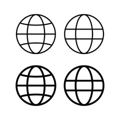 Web icon vector for web and mobile app. go to web sign and symbol. web click icon. Global search icon