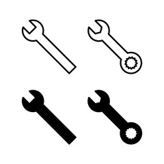 Wrench icon vector for web and mobile app. repair icon. tools sign and symbol