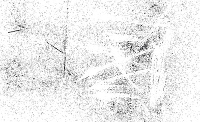 Grunge Black And White Urban. Dark Messy Dust Overlay Distress Background. Easy To Create Abstract Dotted, Scratched, Vintage Effect With Noise And Grain