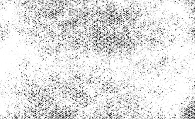 Grunge Black And White Urban. Dark Messy Dust Overlay Distress Background. Easy To Create Abstract Dotted, Scratched, Vintage Effect With Noise And Grain