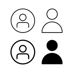 User Icon vector for web and mobile app. person sign and symbol. people icon.