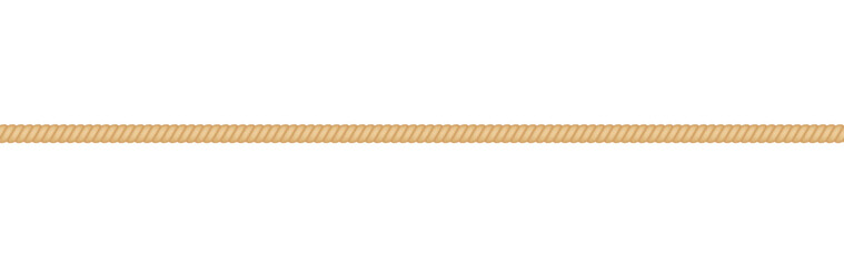 Nautical loops. Vector knots for rope. Realistic knot round and square borders. Marine ropes
