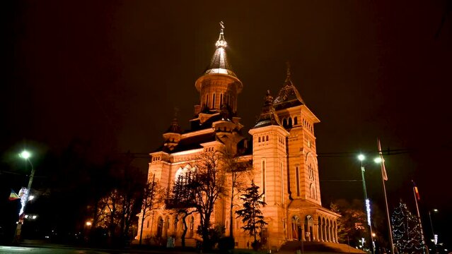 Orthodox Metropolitan Cathedral in Timisoara, Romania. 