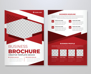 set of business flyer template with minimalist layout and modern style use for promotion kit and product publication