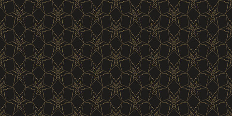 Dark seamless pattern for your design, vector graphics.