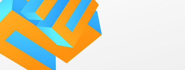 Abstract line background. Trendy techno business template for wallpaper, banner, background or landing