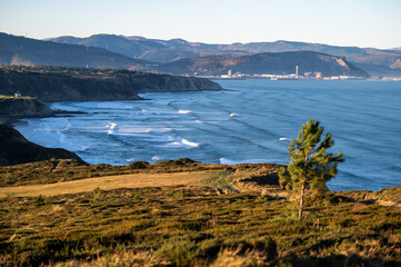 Beautiful views of the basque coast