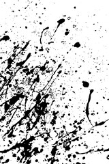 black and white textured background, color painted splash