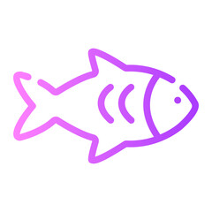 fish gradient icon