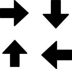 vector arrow icon set illustration on white background..eps