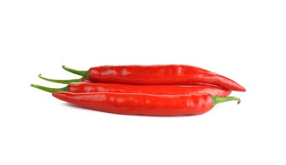 Red chili pepper isolated on a white background