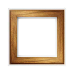 Fototapeta premium wooden square frame