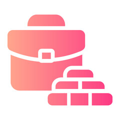 contract gradient icon