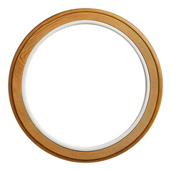wooden round frame