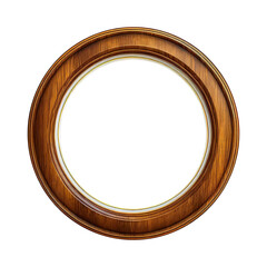 wooden round frame
