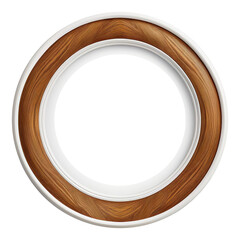 wooden round frame