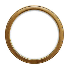 wooden round frame