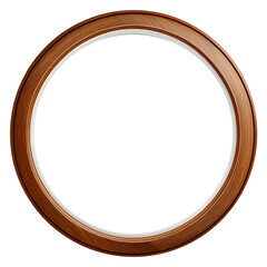 wooden round frame