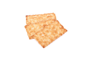Cracker isolated on white background