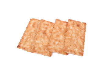 Cracker isolated on white background
