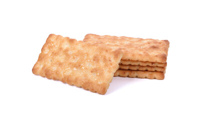 Cracker isolated on white background