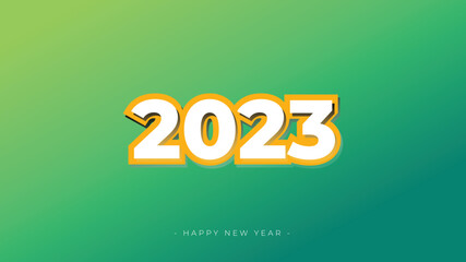 2023 new year celebration gradient background design