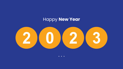 2023 new year celebration web banner background
