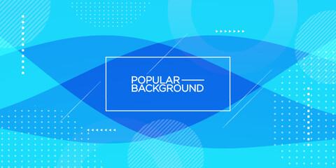 Modern abstract background blue wave liquid color design. Dynamic shapes composition with simple pattern. Eps10 vector