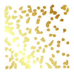 simple hand draw vector sketch gold or golden square frame scribble