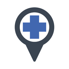 Hospital location icon