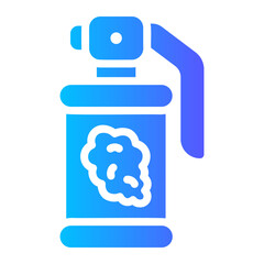 tear gas gradient icon
