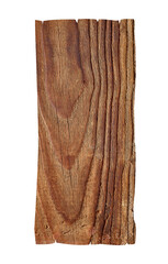 wooden board isolated