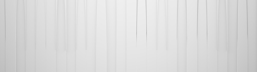 White Vertical Lined Wide Background (Website Head) (3D Illustration)
