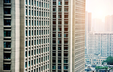 Window of modern housing apartments