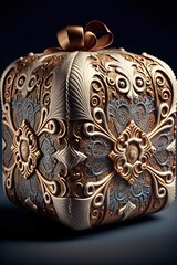 antique gold ornament