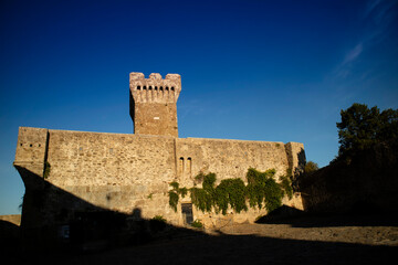 Photographic documentation of the castle of Populonia Tuscany Italy