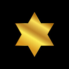 gold star vector logo template