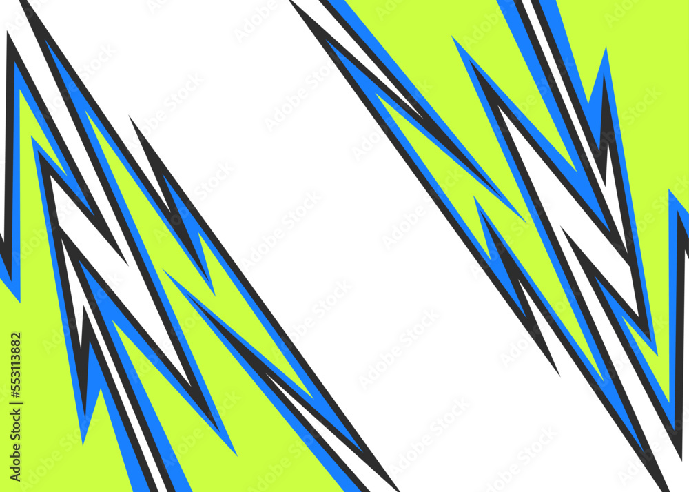 Poster abstract background with reflective sharp arrow pattern and with some copy space area