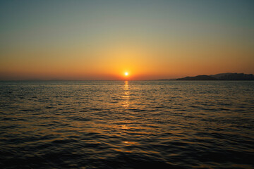 Sunset, Sunrise in Wolmido Island, Incheon, Korea