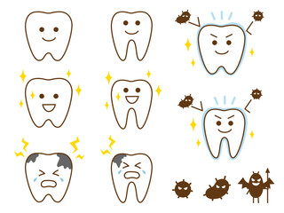 歯のアイコンイラスト２