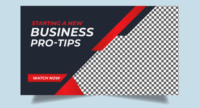 Editable youtube thumbnail design for any youtube videos customizable video thumbnail design video cover fully editable thumbnail template for social media concept. 