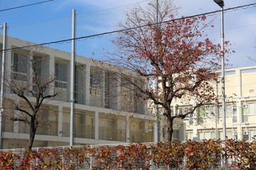 A typical Japanese elementary school building in 2020
