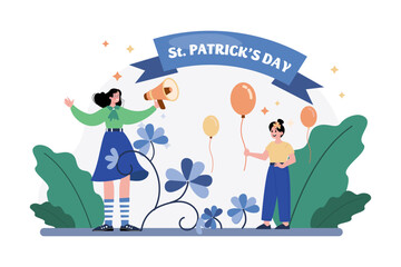 Valentine�s Day Illustration concept on white background