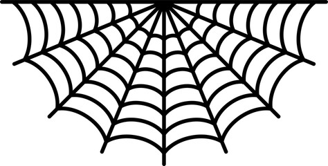 Spider web icon clip art