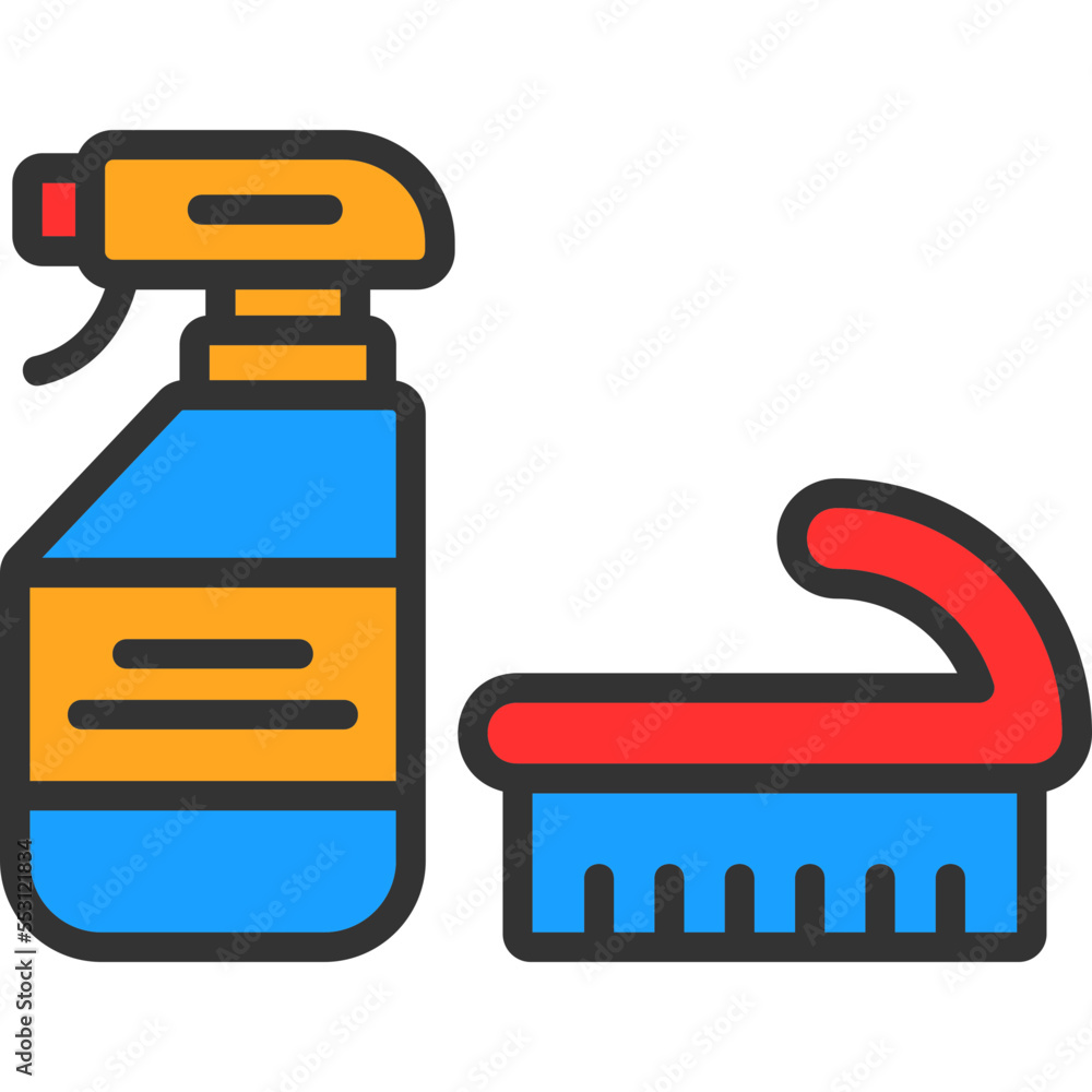 Canvas Prints Cleaning Tools Icon