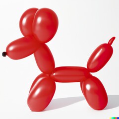 party baloon red color object art
