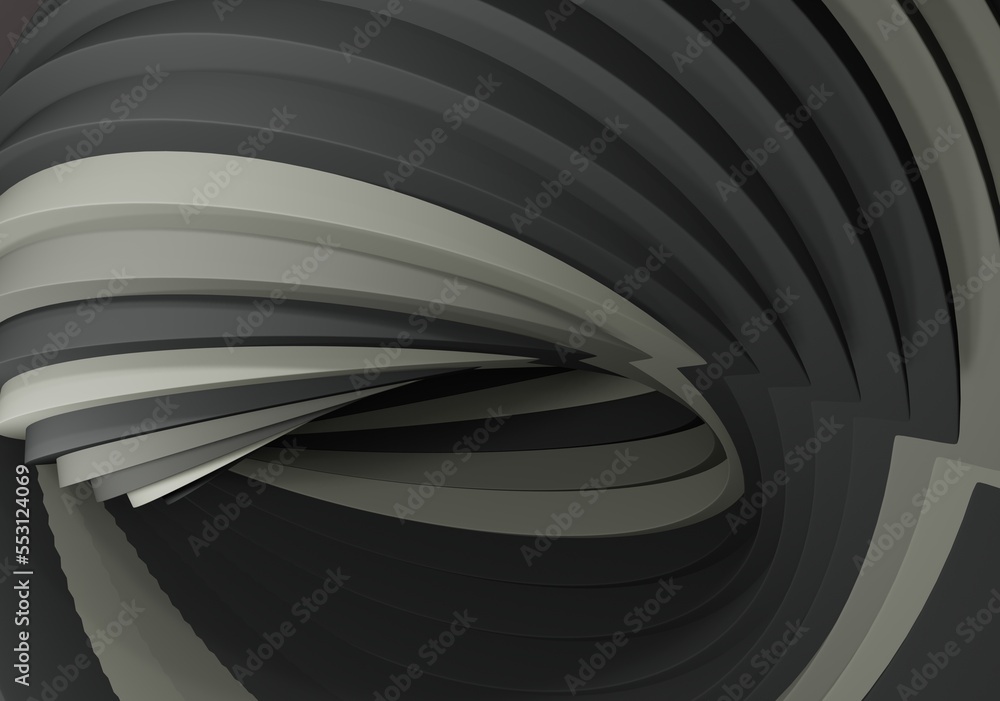 Poster 3d illustration of abstract background colored black and white. geometry abstract background. suitab