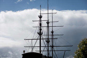 ancient sailing vessel