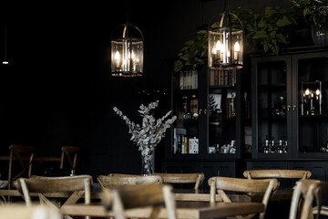  romantic place at cafe.