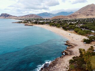 Obraz premium view of the coast of the region sea